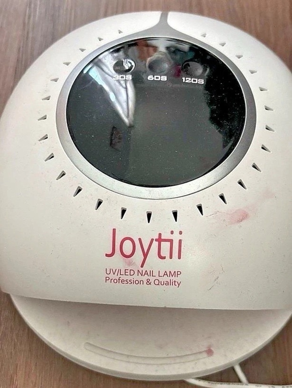Joytii 82W UV/LED Nail Lamp Model M01 White & Pink